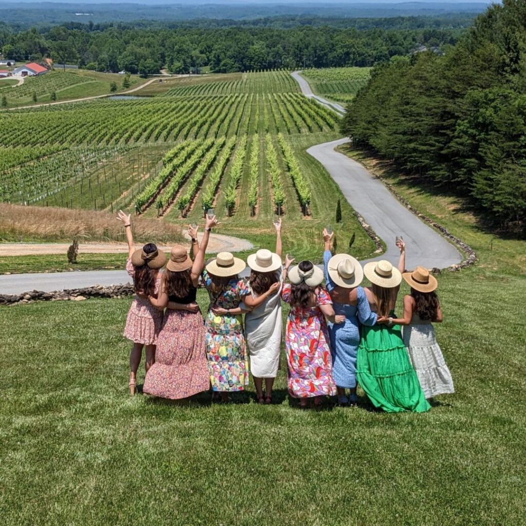 beautiful views and great wine.